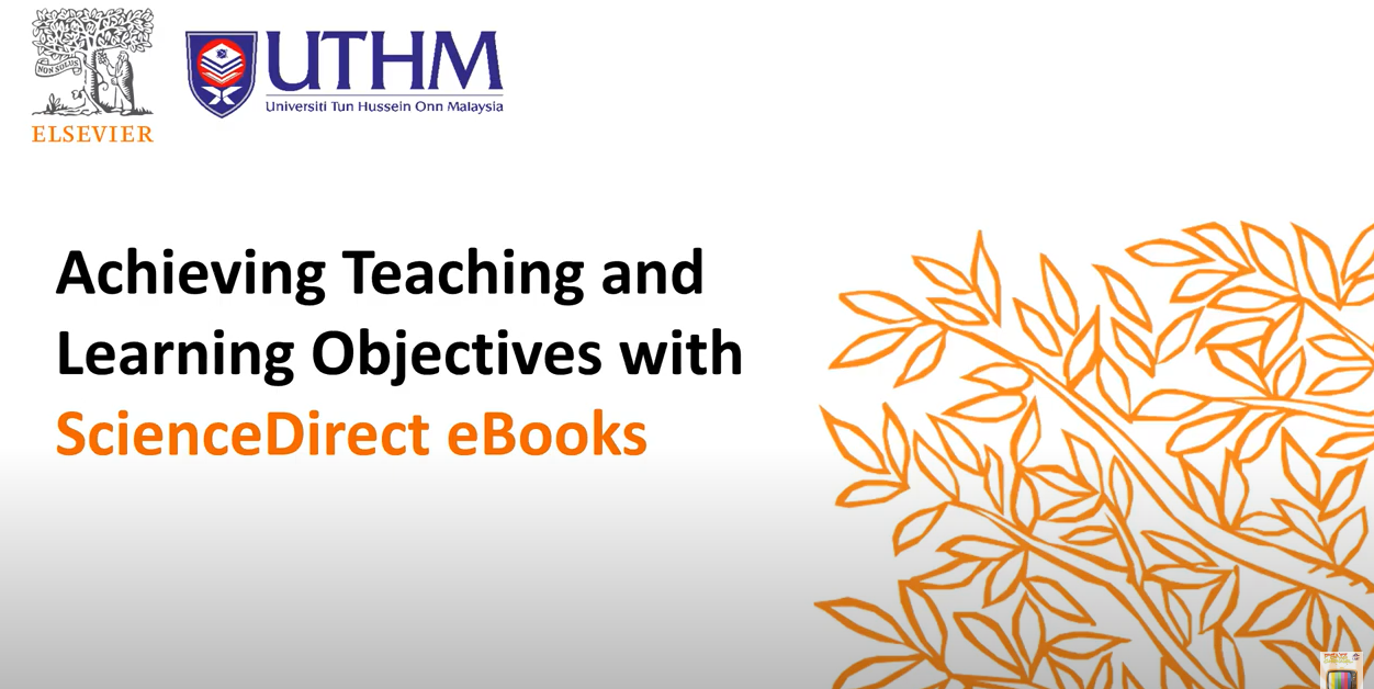 Achieving Teaching and Learning Objectives with ScienceDirect eBooks