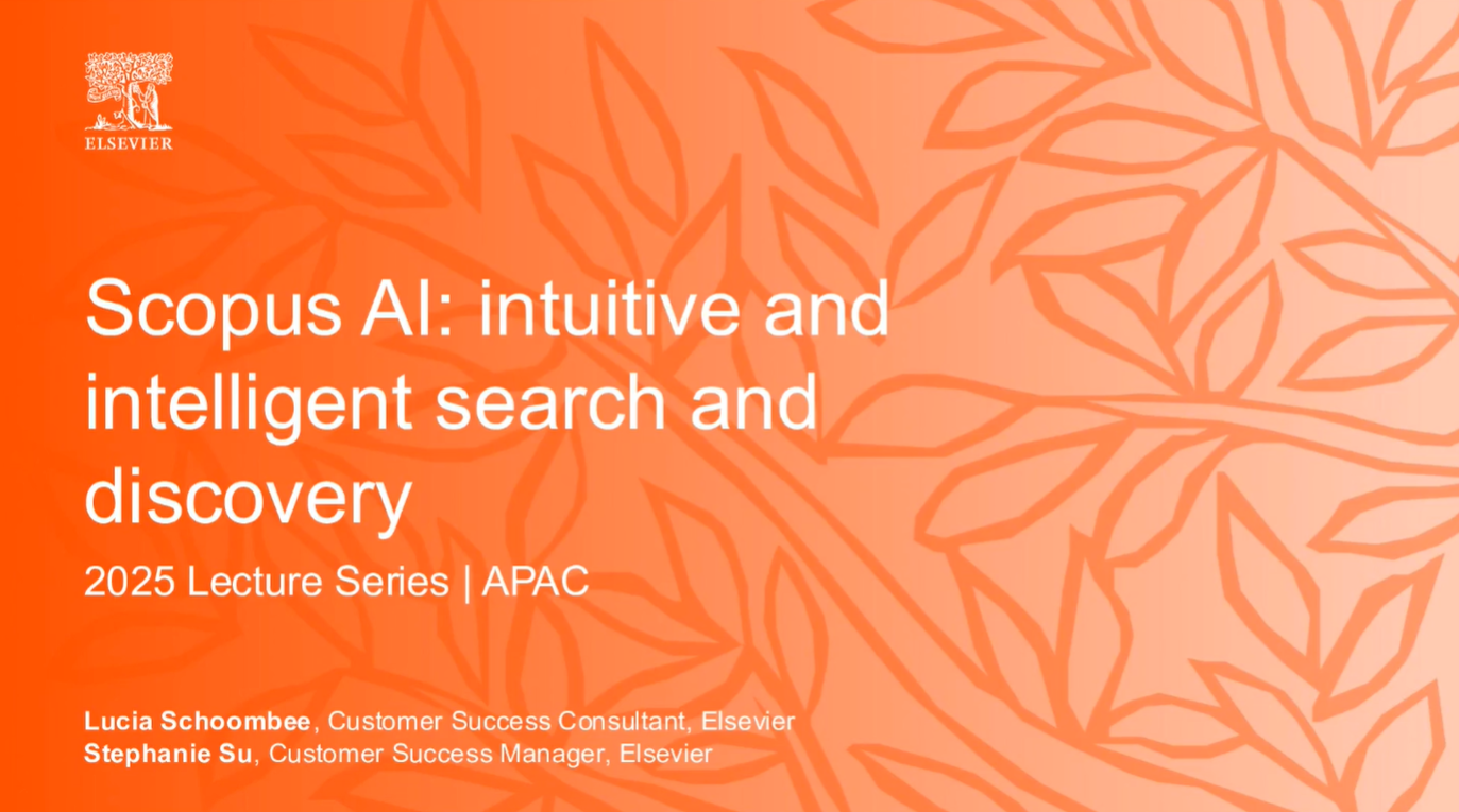 Scopus AI Intuitive and Intelligent Search and Discovery
