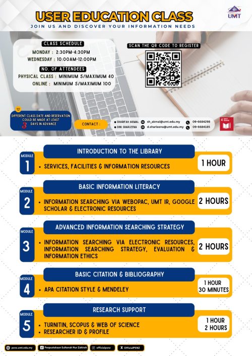 User Education Class 2026